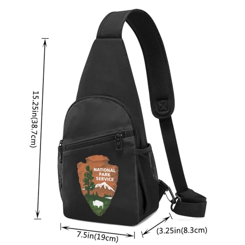 National Park Service Home，Fashion One-Shoulder Bag，Anti-Theft Crossbody Shoulder Chest Bag4