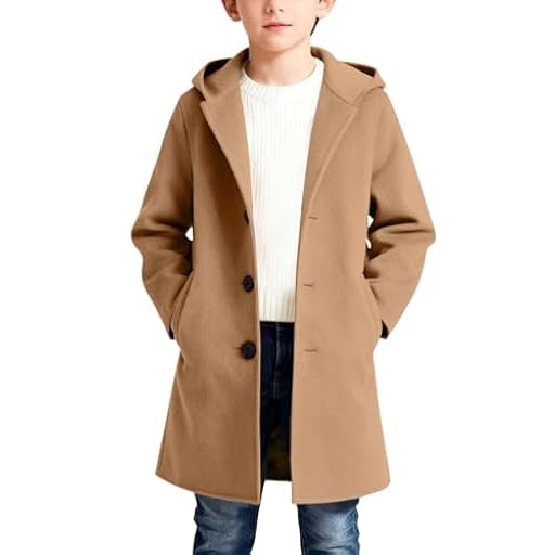 Abrigo Largo de Lana para Niñas y Niños,Gabardina Manga Larga con Capucha con Botonadura y Bolsillos Elegante Cálido Cómodo Parka Color Sólido Casual Trench Coat Ropa Adolescente Otoño e Invierno | Ya disponible en tu tienda friki favorita! En mundofriki.es! Abrigo Largo de Lana para Niñas y Niños,Gabardina Manga Larga con Capucha con Botonadura y Bolsillos Elegante Cálido Cómodo Parka Color Sólido Casual Trench Coat Ropa Adolescente Otoño e Invierno | Ya disponible en tu tienda friki favorita! En mundofriki.es!