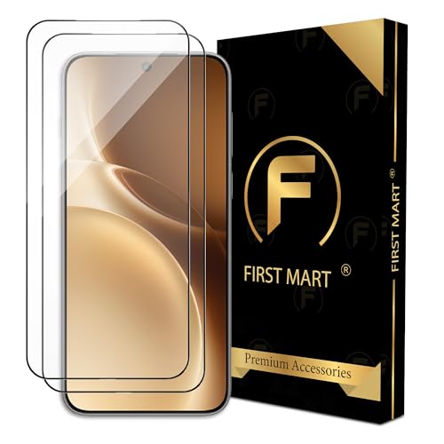 Image of FIRST MART Military-Grade Gorilla Tempered Glass forVivo X300 Pro (6.78 Inch) With Installation Kit | Edge to Edge Coverage | Black [2 Pack]