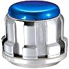 McGard 65354BC Chrome SplineDrive Lug Nuts with Blue Caps M12 x 1.25 Thread Size - Set of 4