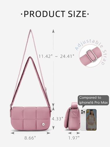 Image of WESTBRONCO Small Crossbody Bags for Women, Shoulder Handbags, Satchel Purse with Adjustable Strap