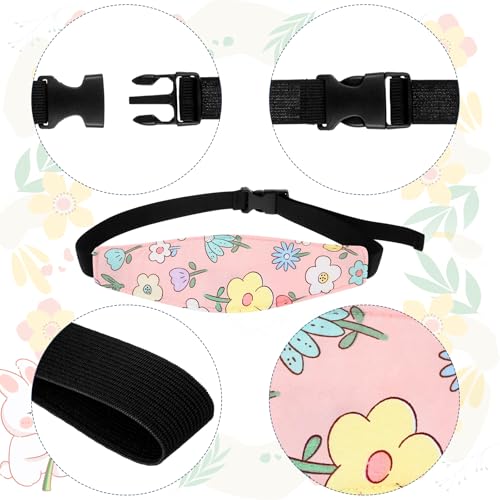 Sangle de bandeau appui-tête pour siège auto bébé et poussette, lot de 2 supports de couchage - 3