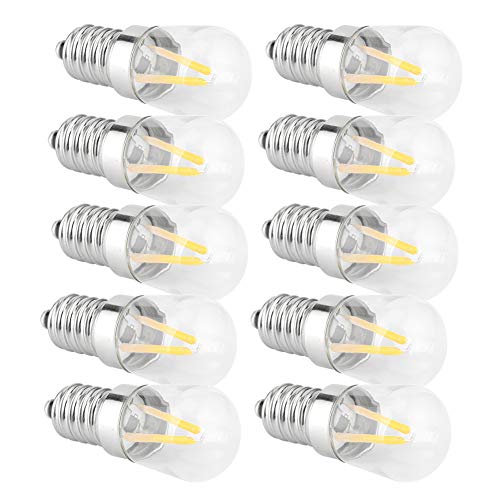 Ampoule LED E14 en verre mini filament Cocoarm 1.5W lumière douce pour veilleuse de nuit