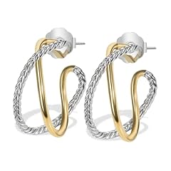 Twisted Wheat Line Silver&Gold