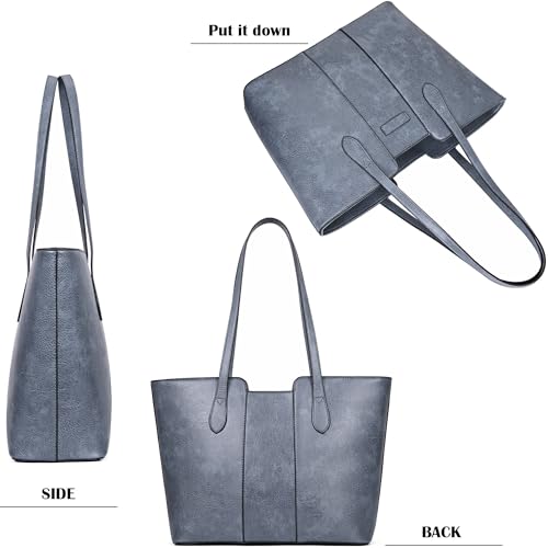Image of ToLFE Tote Bags for Women Purses and Handbags Top Handle Satchel PU Leather Shoulder Hobo Bags | Top Handle