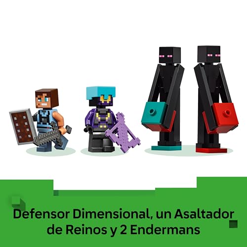 Juguete Modular Convertible LEGO Minecraft Torre del Enderman 21279 4