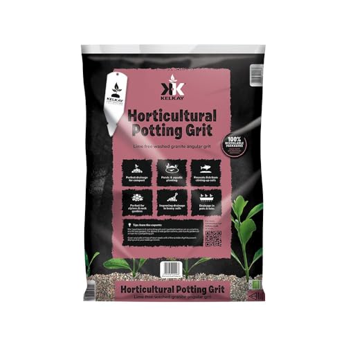 Horticultural Potting Grit 1 x 20kg Bag - Multipurpose Fine Grit For Top Dressing Mixing in Compost and Improving Drainage For Alpine Cacti & Succulents by Thompson and Morgan