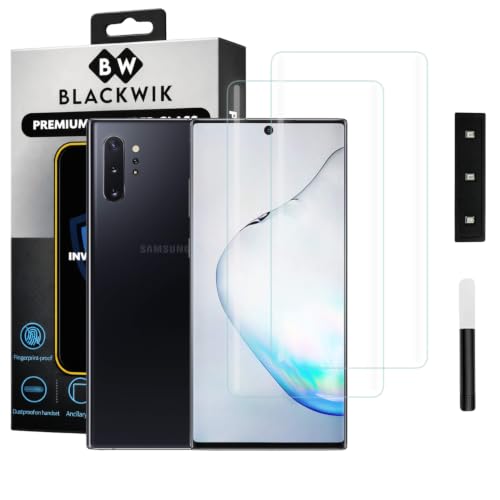 Image of Blackwik UV Curved Tempered Glass for Samsung Note 10 Plus | 2-Pack
