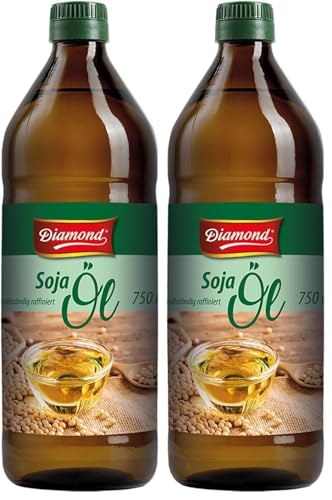 DIAMOND Aceite de soja, refinado - 1 x 750 ml (Paquete de 2)