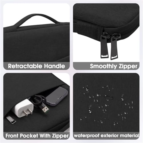 Housse pour ordinateur portable imperméable et antichoc gris clair