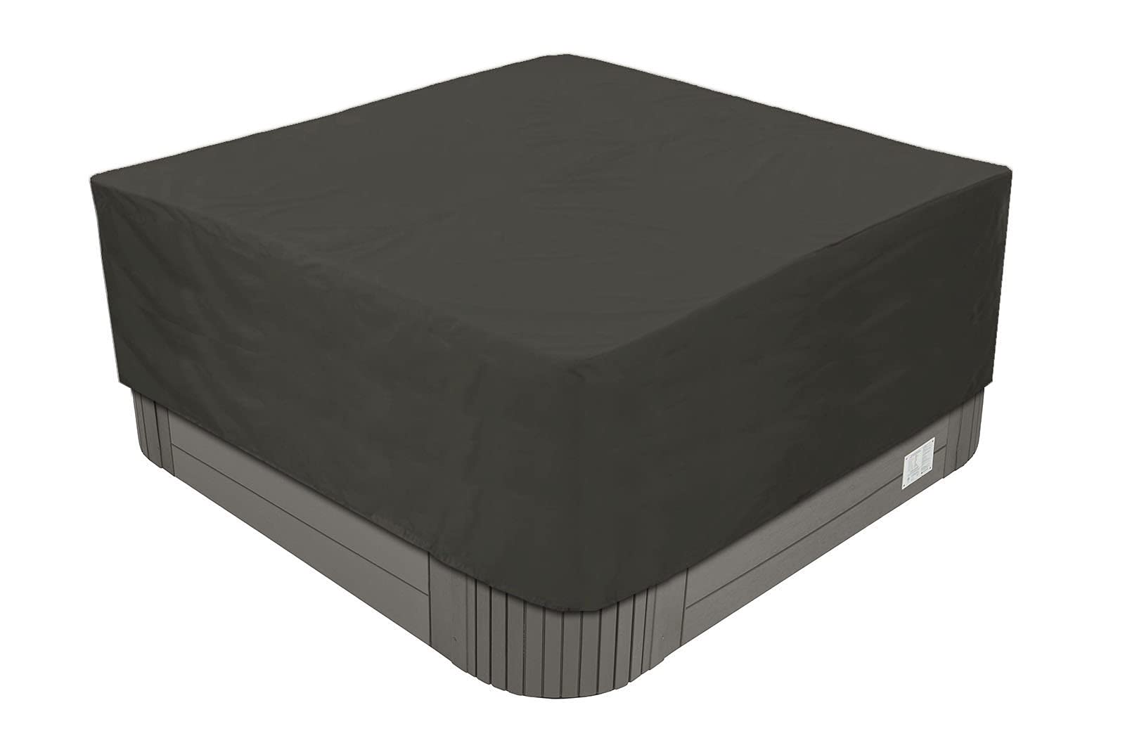 Copertura per Vasca idromassaggio di Alta qualità, Copertura Antipolvere Impermeabile per Piscina Copertura Spa con Protezione UV 210D Oxford Coperture Spa,Nero,240 * 240 * 85cm