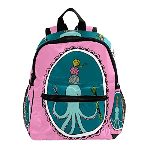 Sac à dos pieuvre rose tendre, le complice câlin de la maternelle