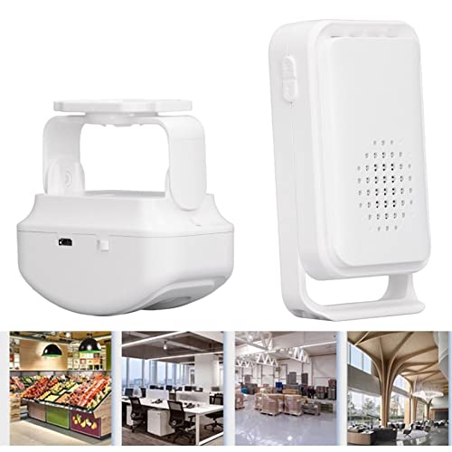 Campainha com sensor de movimento para alerta de entrada em loja de negócios, campainha de boas-vind