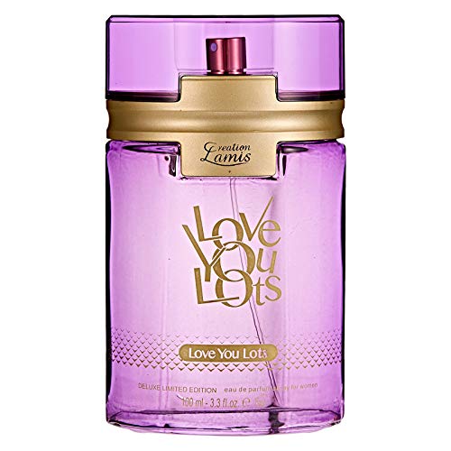 LOVE YOU LOTS DELUXE LIMITED EDITION BY CREATION LAMIS PERFUME FOR WOMEN 3.3 OZ / 100 ML EAU DE PARFUM SPRAY LOVE YOU LOTS DELUXE LIMITED EDITION BY CREATION LAMIS PERFUME FOR WOMEN 3.3 OZ / 100 ML EAU DE PARFUM SPRAY