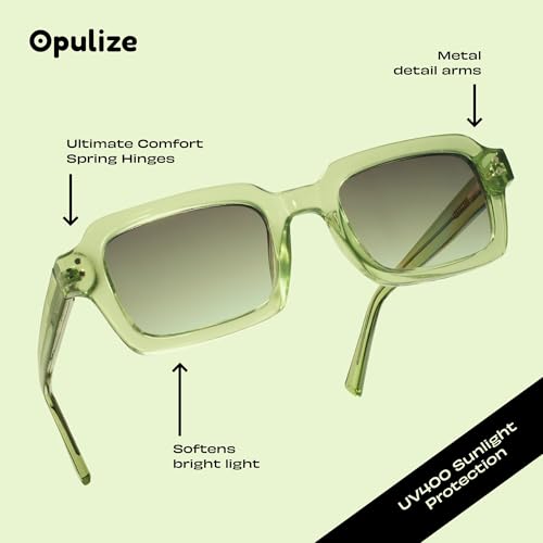 Gafas de sol fatiga ocular OPULIZE EDG lentes antideslumbrante negro 4