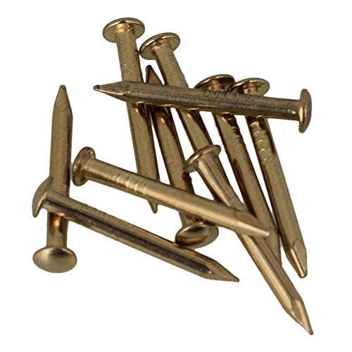 300 clavos de aleación de cobre para muebles decorativos 0.59x0.12 pulgadas miniatura 2