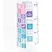 babyneü Pregnancy Gift Time Marked Water Bottle with Motivational Quote, weekly timeline stickers. Designed to help you reach your Daily Water Intake Goals. BPA-Free, straw,carry loop(BABS Purple)