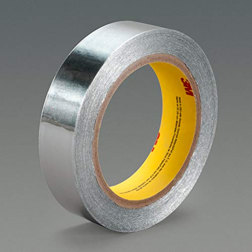 Image of 3M Aluminum Foil Tape 431, Silver, 1 1 /2 in x 60 yd, 3.1 mil, 24 Rolls per case