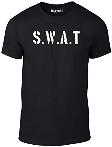 Preisvergleich Produktbild Reality Glitch Herren SWAT T-Shirt (Schwarz, XX-Large)
