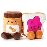 Hallmark Better Together Magnetic Plush (Peanut Butter and Jelly) 5" Stuffed Toys, Easter Gifts for Kids