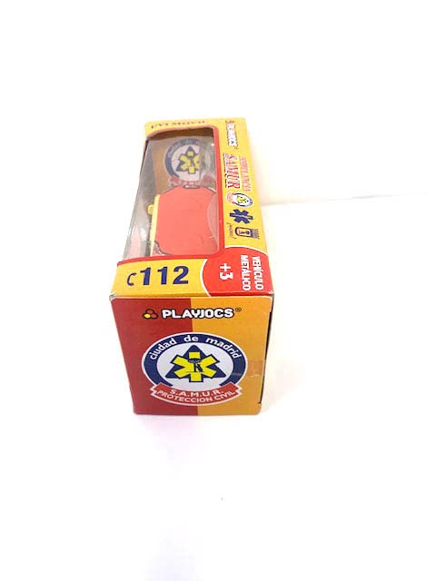 PLAYJOCS GT-8035 Ambulance SAMUR Car for Children and Toys, Lemon Tree, 12 x 6 x 7.5 cm - Image 3