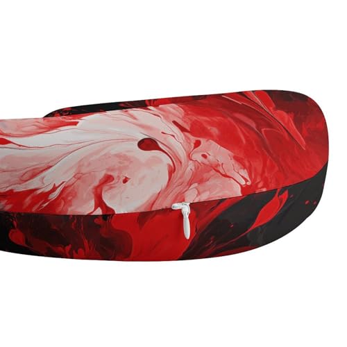 Almohada de viaje U espuma viscoelástica 30 x 25 cm miniatura 4