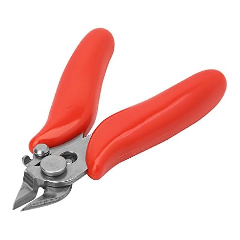 Siwetg Mini 3.5-Inch Diagonal Side Cutting Pliers Locking Cable Repair Wire Cutter Hand Tools Cover