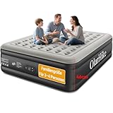 OlarHike Luftmatratze selbstaufblasend, Luftbett 2 Personen, Gästebett, Bett, Bed, betten, Matratze, aufblasbare Matratze für Camping, Zuhause, Gästezimmer, Zelt und Heimgebrauch, 183 x 213 x 46 cm