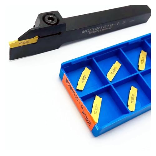 MGEHR 1010-1.5 Herramienta de Ranurado Externa con Inserto de Carburo miniatura 1