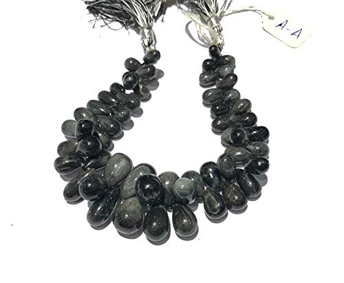 Natural Cats Eye Faceted Teardrop Briolette Beads,Natural Cats Eye Drop Beads,Natural Cats Eye Beads,Cats Eye Gemstone,6 to 17 mm 7" Strand, Stone, Cats Eye