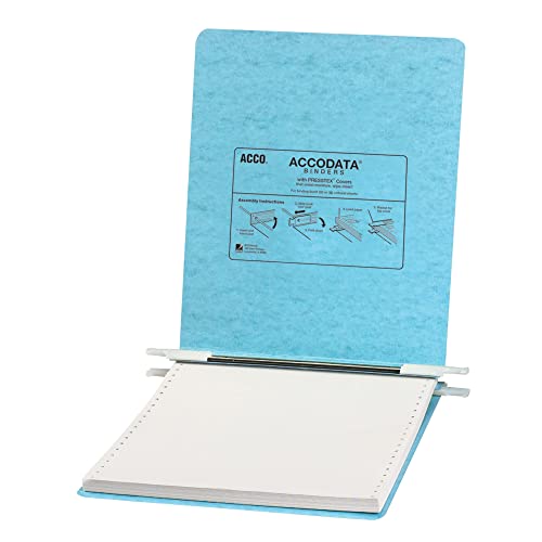 Acco 24,1 cm Presstex données à anneaux bleu clair reliure listing informatique