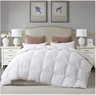 Duck Feather Down Duvet Quilt [K] 13.5 Tog Deluxe | Best Hotel Quality | Super Soft | Warm and Cosy | Anti Allergy | Computer Quilted Construction, Self-fabric piping (King)