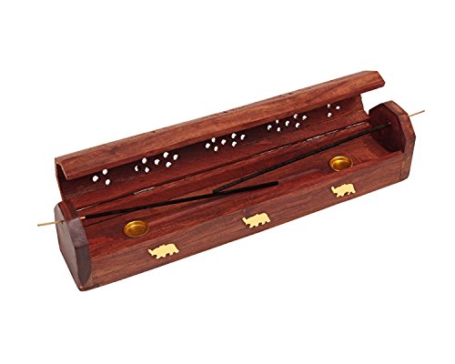 storeindya Wooden Incense holder box