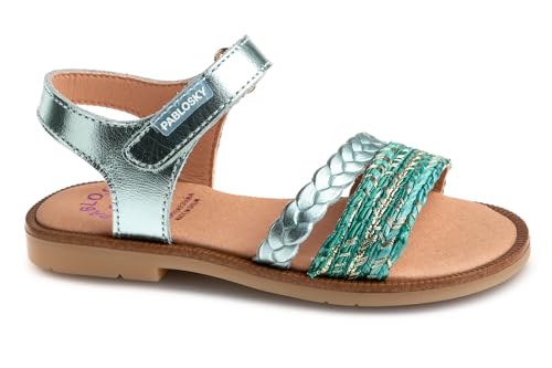 Sandale Pablosky Fille Mary 438440 haut de gamme en cuir souple