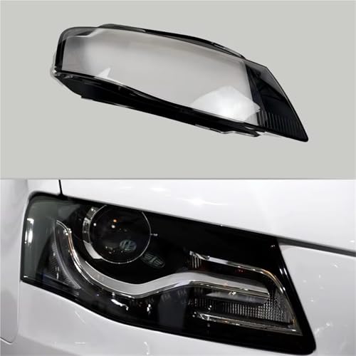 Cache phare transparent type lentille projecteur pour A4 B8 09-12 - 2