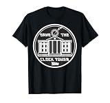バック・トゥ・ザ・フューチャー クロックタワー サークル ロゴ グラフィック Tシャツ Tシャツ