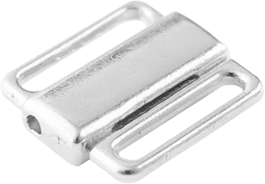 EXCEART 50pcs Metal Tape Closures Waist Extender Hooks Eyes