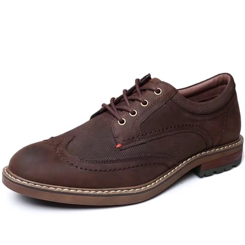 Image of Arkbird Mens Dress Shoes, Lace Up Leather Oxford