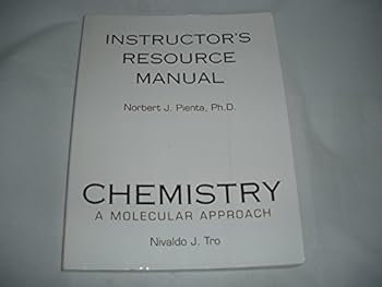 Paperback Instructor's Resource Manual for Use with Chemistry A Molecular Approach Book