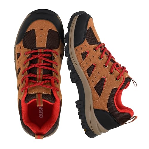CUSHIONAIRE Brig Womens Hiking Shoes, Supportive Trail Shoes for Women with Waterproof Protection...