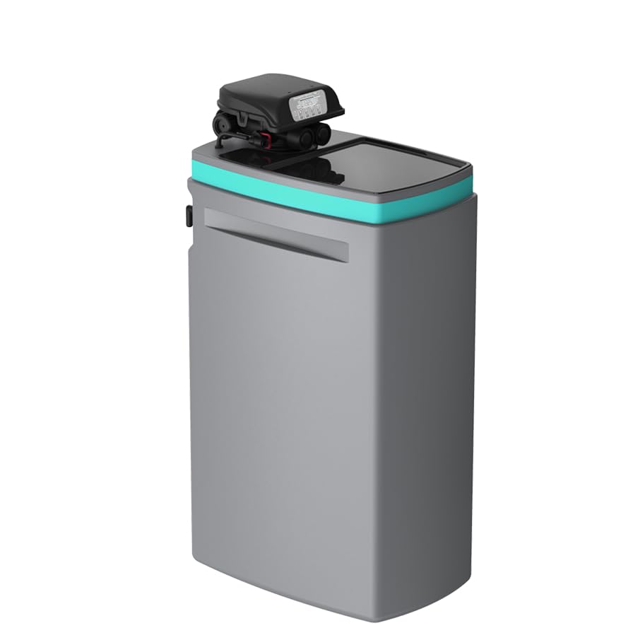 Ecosoft Anthracite Azure 370 well water softener | descalcificador para agua de pozo con válvula digital | filtración combinada de cal y metales | instalación en entrada principal | alto rendimiento