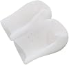 Height Increase Insole White Unisex Invisible Height Increase Socks Heel Pads Silicone Insoles Massage
