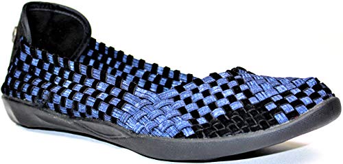 Image of Bernie Mev Catwalk Women's Stretch Woven Slip On Flat Shoes for Women