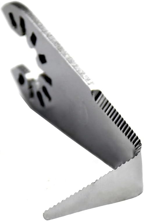 jitterbug (4 Packs) Cold Knife Blade L-Shaped Windshield Cutting Blades for Car Door Window Seal Cutter Windscreen Removal Tool - Fit All Major Brands of Oscillating Tool