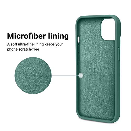 Otofly Designed For Iphone 14 Plus Case, Silicone Shockproof Slim Thin Phone Case For Iphone 14 Plus 6.7 Inch （Pine Green） #TOP5