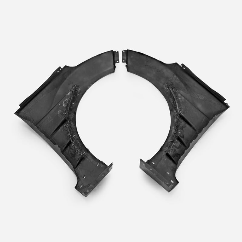 for Veloster EPA Style Vented Front Fender Glossy Carbon Finish Mud Guards Parts