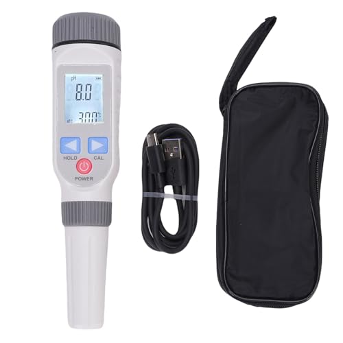 Medidor de PH Inteligente, Pantalla LCD a Color de precisión 0,05, probador de Calidad del Agua portátil Multifuncional para la Industria