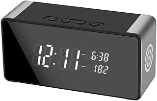 Clock Hidden Camera 1080P WiFi Spy Camera 4K Wireless Secret Nanny Cam with Night Vision Motion Detection Small Surveillance Security Cams Security Camera with Video Indoor Secret Cameras for Home
