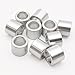 10 Pack M8 Aluminum Spacers, 8.2mm ID x 12mm OD x 10 mm Length Round Spacer, Unthreaded Standoff Bushing Plain Finish Metal Spacer, 5/16 inch ID Screw Standoff Fits 5/16in or M8 Screw Bolts