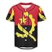 Vnurnrn Angola Flag Mens Baseball Button Down Jersey Hipster Hip Hop T Shirts